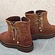 Botas de fieltro en suela TEP. Boots. zavAlenka. Интернет-магазин Ярмарка Мастеров.  Фото №2