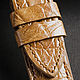 Order Crocodile Leather Watch Strap 24 mm (20). brusnitcyn-art. Livemaster. . Watch Straps Фото №3