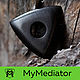 Mediators: The mediator from hornbeam wood black Tribal Black, Guitar picks, Zhukovsky,  Фото №1
