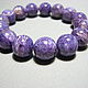 Order Bracelet with charoite 'Russian miracle'. Beautiful gifts for the good people (Alura-lights). Livemaster. . Bead bracelet Фото №3