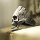 Ring-signet: Ring Wooden Skull. Signet Ring. aleksandr5 (Aleksandr5). My Livemaster. Фото №6