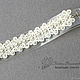 Bracelet beaded Lace white. Bead bracelet. Marina Brusinenko - Jevelry. Online shopping on My Livemaster.  Фото №2