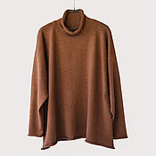 Одежда handmade. Livemaster - original item Tunic knitted from Merino oversize. Handmade.