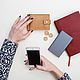 Зажим для денег Standart (песочный, коричневый, черный, красный). Зажимы. EZCASE - Кожаные изделия. Интернет-магазин Ярмарка Мастеров.  Фото №2