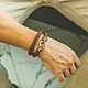 Wolf Bracelet | Bronze | Braided Leather. Braided bracelet. totemicashop. My Livemaster. Фото №5