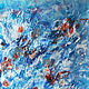 Seascape original painting abstract Underwater. Pictures. Art Gallery by Natlya Zhdanova. My Livemaster. Фото №6