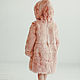 Rabbit fur jacket for kids in pink. Childrens outerwears. Forestfox. Family Fur Atelier. Online shopping on My Livemaster.  Фото №2