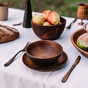 Посуда handmade. Livemaster - original item Wooden tableware for daily use.. Handmade.