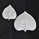 The texture of lilac leaves, 2 sizes, Molds for making flowers, Rostov-on-Don,  Фото №1