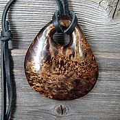 Украшения handmade. Livemaster - original item The pendant is made of birch burl. Handmade.