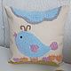  Decorative Baby Pillow Bird, Pillow, Samara,  Фото №1