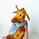 Giraffe finger toy, felted finger doll. Dolls. AnzhWoolToy (AnzhelikaK). My Livemaster. Фото №4