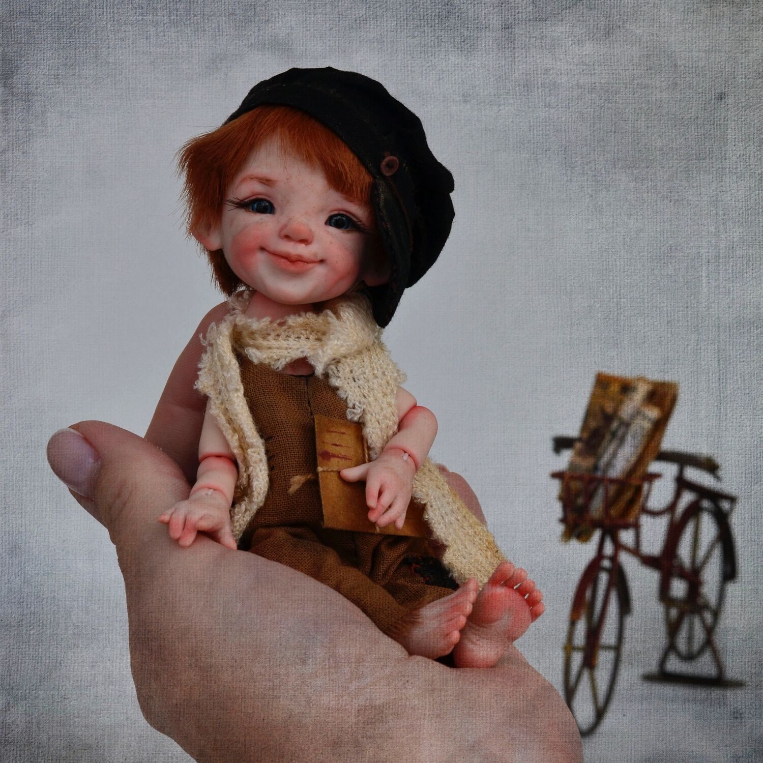 Шарнирная кукла  «Развозчик газет из Прованса», Куклы и пупсы, Новосибирск,  Фото №1