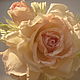 Order Silk flowers. Brooch hairpin VIRGINIA  . Natural silk. Irina Vladi. Livemaster. . Brooches Фото №3