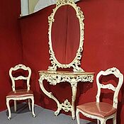 Винтаж: Консоль и Зеркало в стиле Людовика XVI