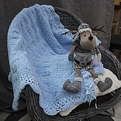 Работы для детей, handmade. Livemaster - original item The baby blanket is completely handmade. Handmade.