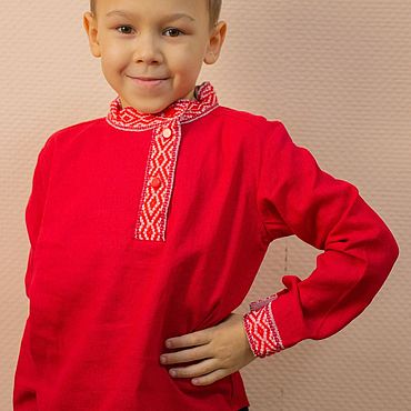 Русская народная рубаха косоворотка для мальчика своими руками