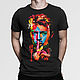 Cotton t-shirt 'David Bowie', T-shirts and undershirts for men, Moscow,  Фото №1