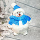 Soap Snowman as a gift for the New year Christmas tree toy, Soap, Moscow,  Фото №1