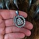 Order Ouroboros with Valknut. h-a-n--t-e-r. Livemaster. . Pendants Фото №3