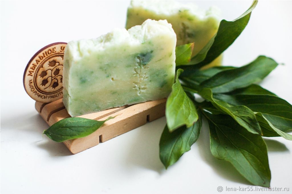 Natural soap Tea tree and eucalyptus from scratch for problem skin, Soap, Novye Burasy,  Фото №1