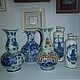 Винтаж: DELFT Коллекционный голландский фарфор 70 гг. XX в. Вазы винтажные. гир. Интернет-магазин Ярмарка Мастеров.  Фото №2