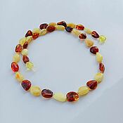Работы для детей, handmade. Livemaster - original item Amber Beads made of natural amber for every day. Handmade.
