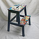 Stool stepladder made of beech 3 steps 63cm " Whirlwind". Stools. EVAG. My Livemaster. Фото №4