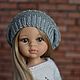 Set of young Lady (beret and shawl) for Paola Reina 32 cm tall. Clothes for dolls. Color Works. Online shopping on My Livemaster.  Фото №2