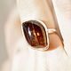 Ring with tourmaline 'Cognac', silver. Rings. EdGems jewerly. Online shopping on My Livemaster.  Фото №2