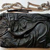 Сумки и аксессуары handmade. Livemaster - original item 3D Genuine leather clutch 