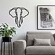 Metal wall decor 'Elephant'. Panels. arnometaldecor. Online shopping on My Livemaster.  Фото №2