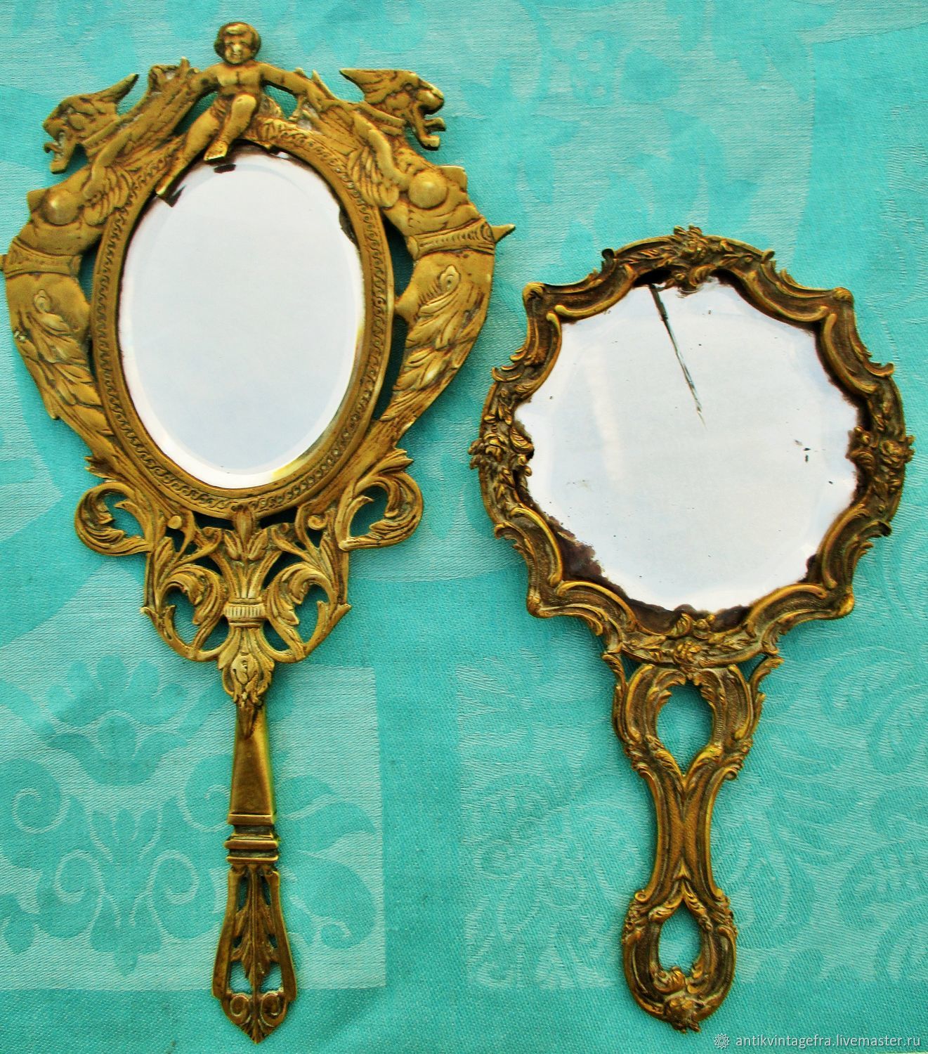 Купить старинное зеркало. Зеркало Джона Пекама. Антикварное зеркало. Зеркало ручное. Старинное зеркало.