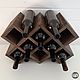Shelf for wine 'Sota' for 10 bottles. Shelves. Color Wood. Online shopping on My Livemaster.  Фото №2