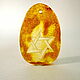 Star of David natural amber R-578, Pendant, Svetlogorsk,  Фото №1