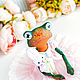 ❤❤❤ Лягушка кукла, жаба в подарок любимой. Куклы и пупсы. ❤❤❤КУКЛЫ❤БРОШИ❤ИГРУШКИ❤ Марина Эберт. Ярмарка Мастеров.  Фото №6