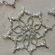 Order Christmas toys snowflake made of beads and glass beads. paintmart (oikos). Livemaster. . Christmas decorations Фото №3