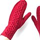 Кашемировые варежки с косами Аврора. Варежки. LikeKnit. Ярмарка Мастеров.  Фото №6