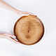 Деревянная тарелка из натурального дерева сибирский кедр 250 мм. T129. Тарелки. ART OF SIBERIA. Ярмарка Мастеров.  Фото №4