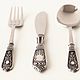 Cutlery set EMPIRE style (egoist 4 items). Gifts. SILVER SPOONS since 1999. Online shopping on My Livemaster.  Фото №2