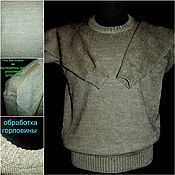 Мужская одежда handmade. Livemaster - original item 100 linen Men`s cardigan in the style of Minimalism associated with reps. Handmade.