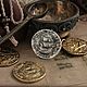 Монета пирата (Uncharted), латунь / серебро 925 пробы. Сувенирные монеты. Мастенариум (mastenarium). Интернет-магазин Ярмарка Мастеров.  Фото №2