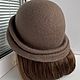 Felted hat Connect with nature on a cloudy day. Hats1. Oksana Moleva. My Livemaster. Фото №4
