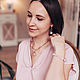 Chain with rose quartz ' Charms', Chain, Moscow,  Фото №1