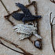  ' Lucta ' birds, art Nouveau, sculpture. Necklace. House Of The Moon Dew. My Livemaster. Фото №6