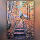  Warm autumn, oil. Pictures. Svetiten. Online shopping on My Livemaster.  Фото №2