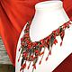 Order Barberry Rain. Necklace and earrings with red corals. ms. Decorator. Livemaster. . Jewelry Sets Фото №3
