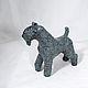 Statue of Kerry-blue Terrier. Figurines. Elena Zaychenko - Lenzay Ceramics. My Livemaster. Фото №6