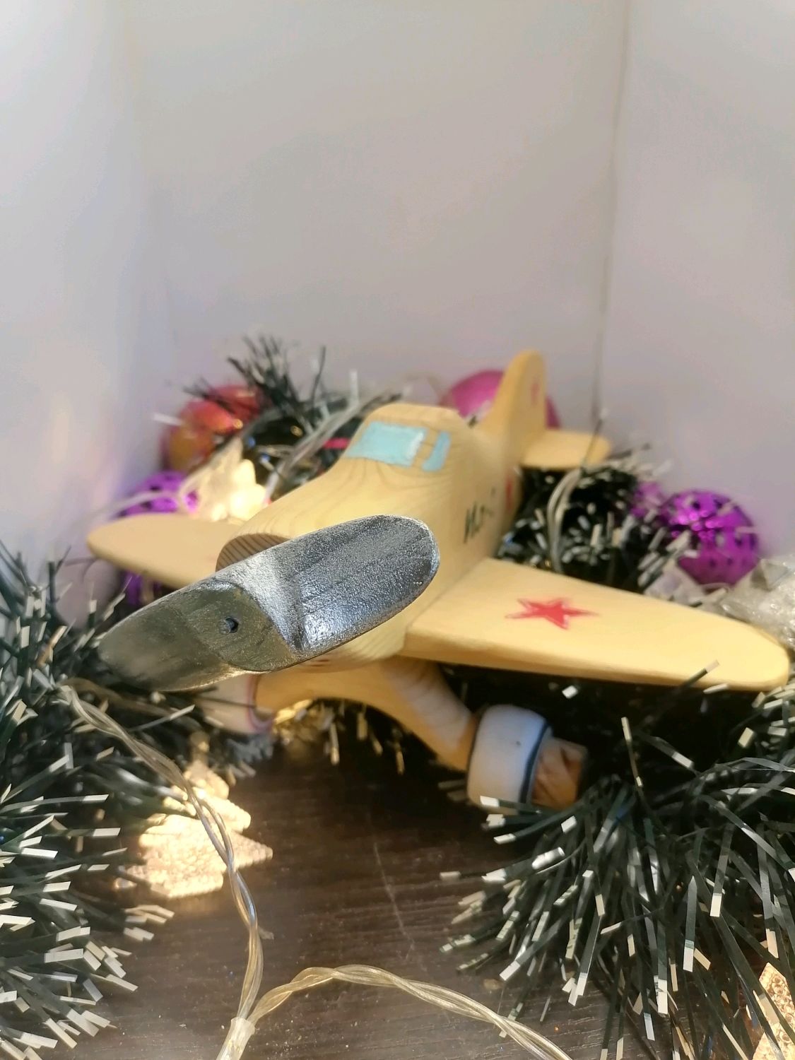 Деревянный конструктор самолет