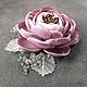 Morning Ice Roses. Brooch - handmade flower. Brooches. ms. Decorator. Online shopping on My Livemaster.  Фото №2